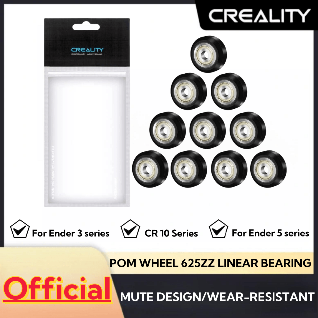 Creality Printer K1 - Creality 3Dプリンター用 POM製プーリー 625zz リニアベアリング。Ender 3シリーズ/Ender5シリーズ/CR-10シリーズの3Dプリンター部品として使用。