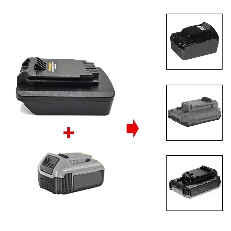 Black+Decker Tool 20V Max - Dewal DCB 18/20Vバッテリー用アダプター。Black&Decker、PORTER CABLE、Stanleyの20V Maxバッテリーに対応。バッテリー変換アダプター。