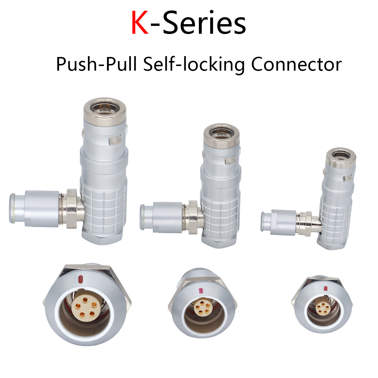 Push Fit Connector - FHG 0K 1K 2Kシリーズ 2～32ピン直角コネクタ 防水IP68プッシュプルラッチングコネクタおよびEGGソケット