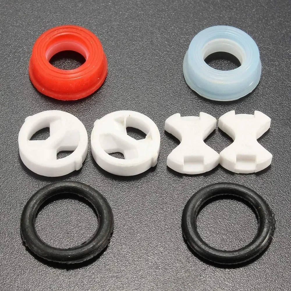 6個セット セラミックディスク シリコンワッシャー インサー - Silicone Tap Washer のレビューと価格