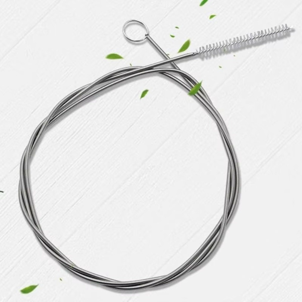 長いフレキシブル冷蔵庫排水口清掃用ブラシ、曲げられるワイヤー - Pipe Bending Spring のレビューと価格