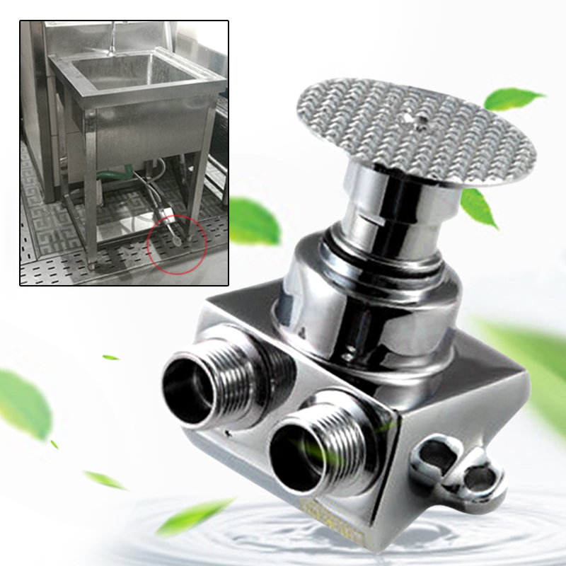 銅製フットペダルバルブ,フットペダル制御スイッチ,タップバル - Basin Mixer Cartridge のレビューと価格
