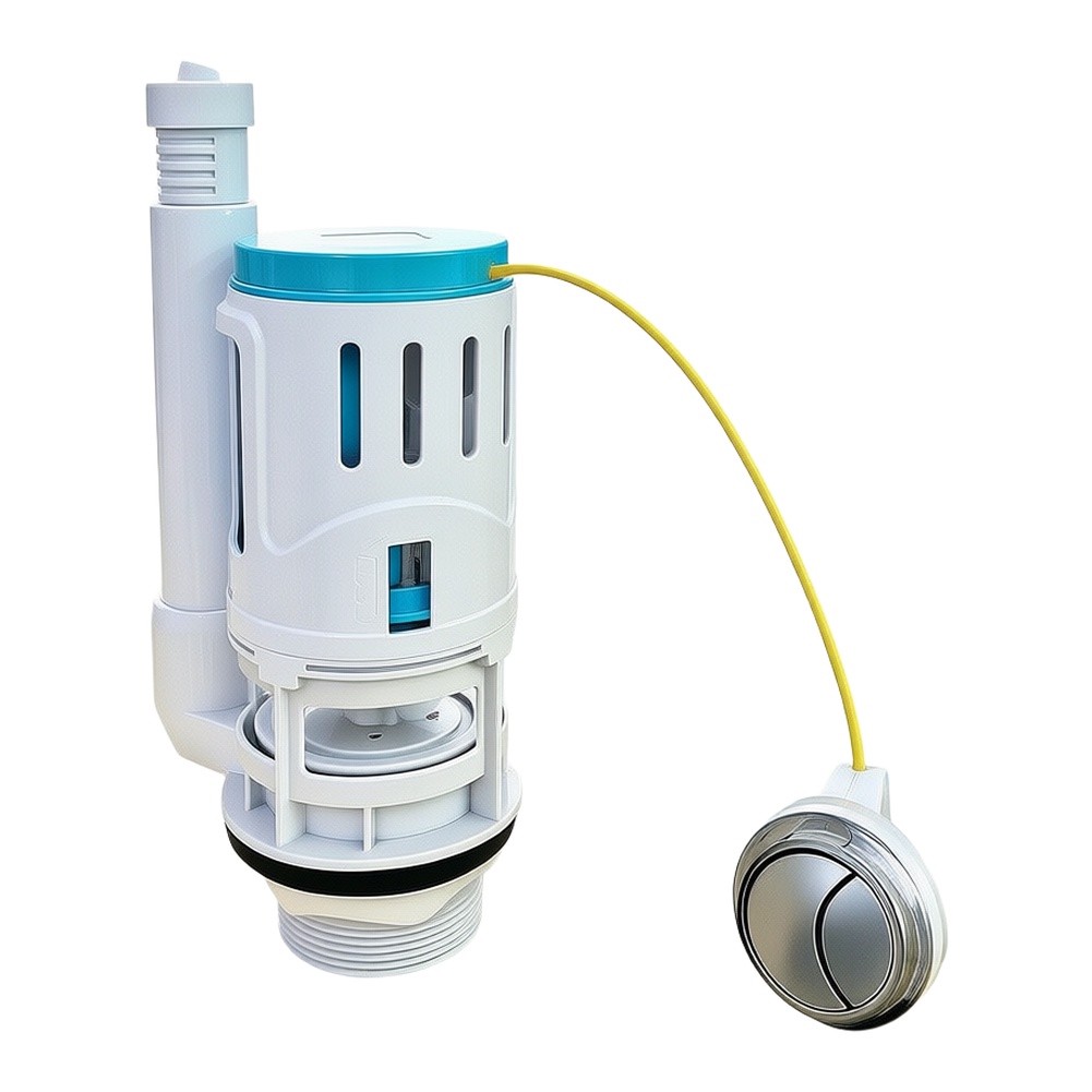 1 ピースデュアルフラッシュバルブケーブルトイレ水槽機構節水 - Toilet Fill Valve のレビューと価格