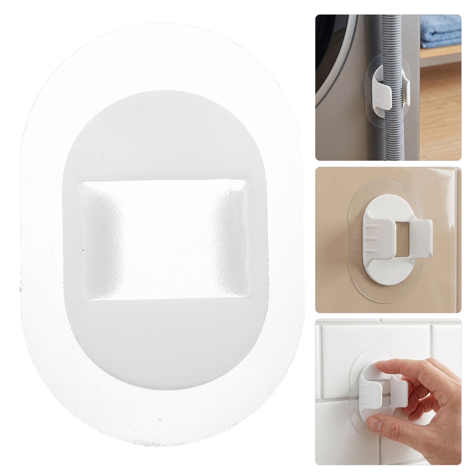 洗濯機用排水ホース固定具4個入り、吸着式排水管クリップ、30 - Drain Pipe Clip のレビューと価格