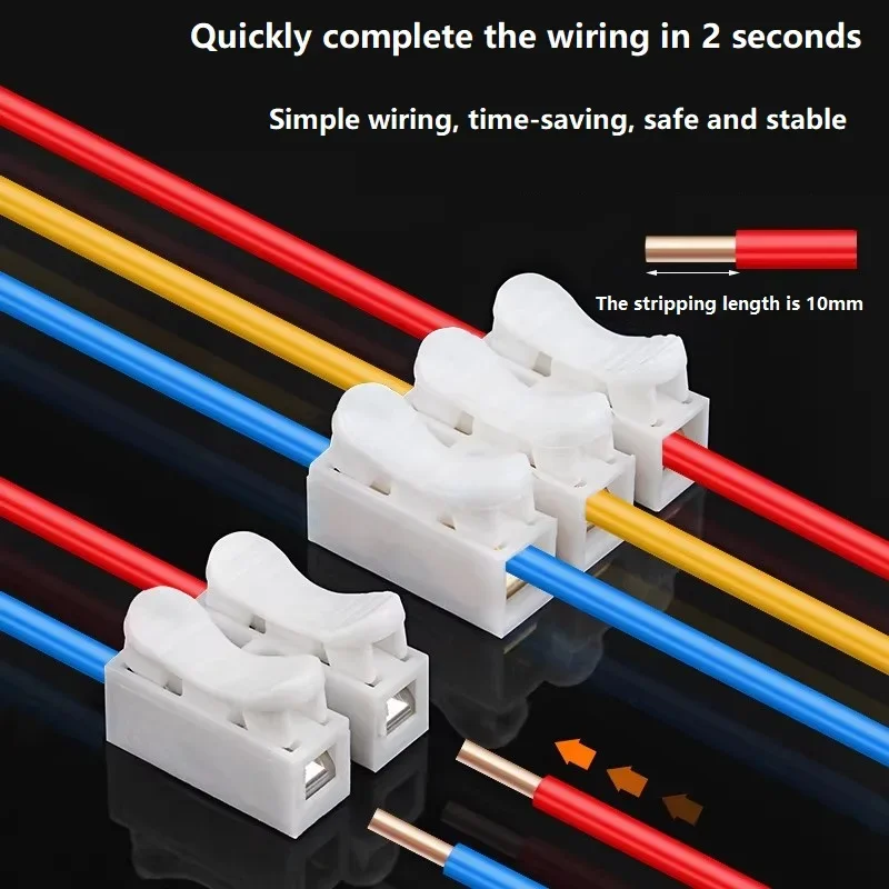 50個入り プッシュクイックワイヤーケーブル CH2コネクタ - Push Fit Connector のレビューと価格