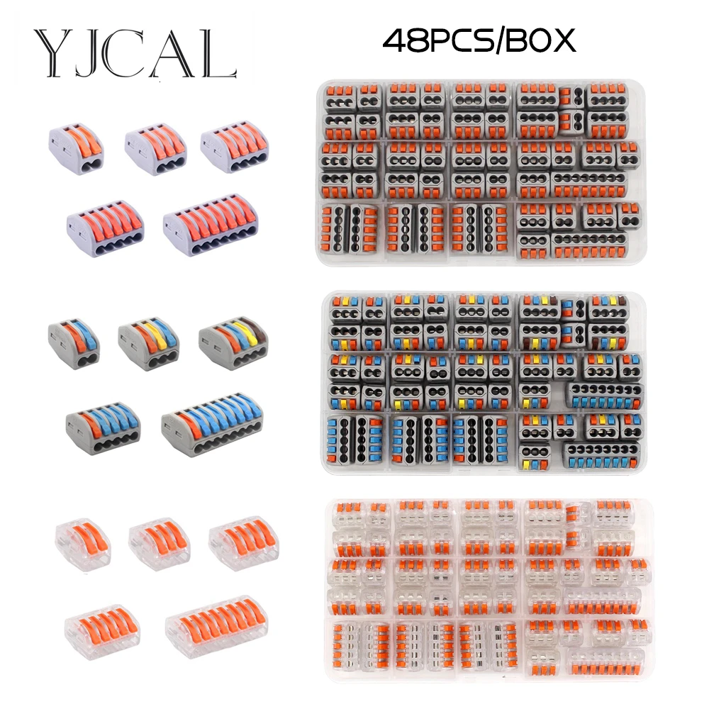 30/48 個高速配線コネクタプッシュイン端​​子台ユニバー - Push Fit Connector のレビューと価格