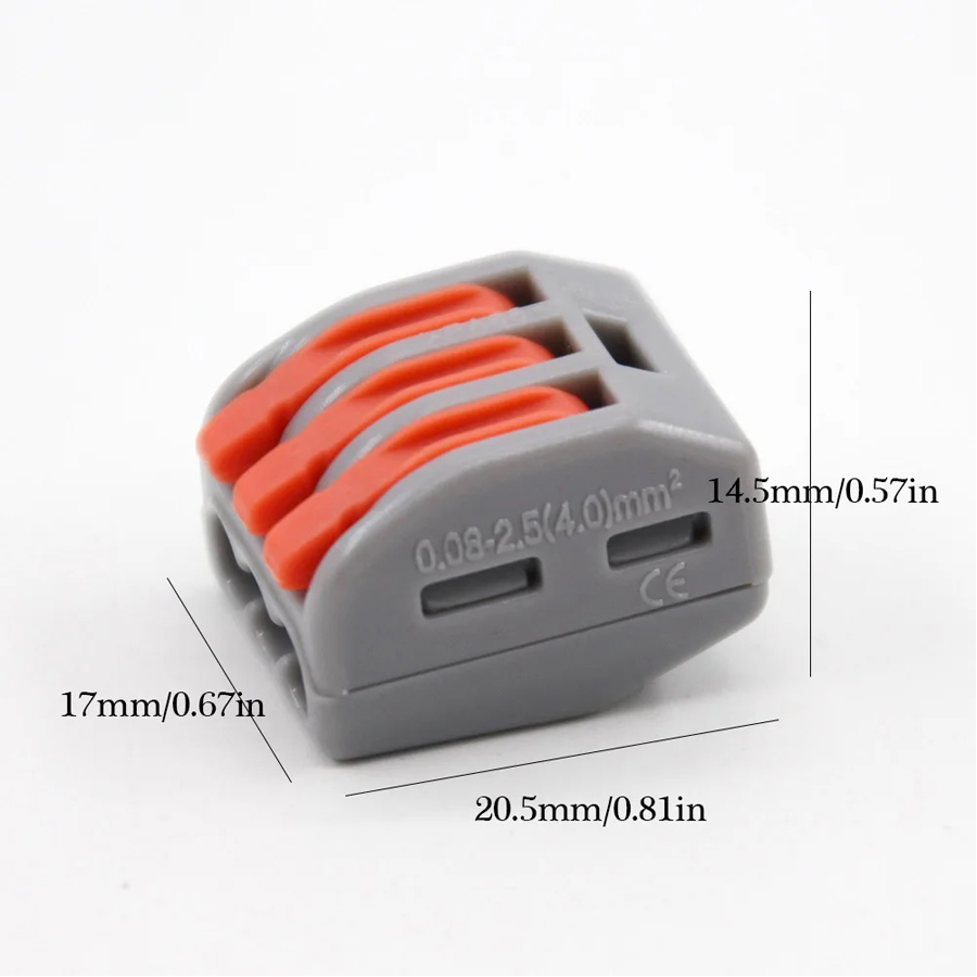 30/48 個高速配線コネクタプッシュイン端​​子台ユニバー - Push Fit Connector のレビューと価格